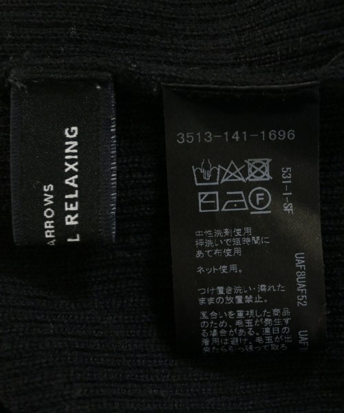 green label relaxing（グリーンレーベルリラクシング）ニット・セーター 黒 サイズ:F レディース/2200687259090