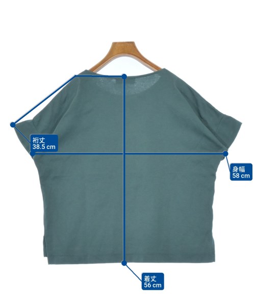 green label relaxing（グリーンレーベルリラクシング）Tシャツ・カットソー 緑 サイズ:F レディース/2200692776025
