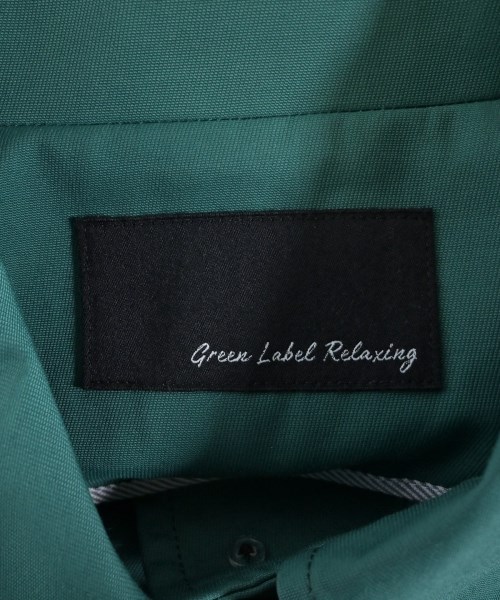green label relaxing（グリーンレーベルリラクシング）ステンカラーコート 緑 サイズ:38(M位) レディース/2200686982012