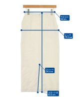 green label relaxing（グリーンレーベルリラクシング）ロング・マキシ丈スカート 白 サイズ:36(S位) レディース/2200693410010