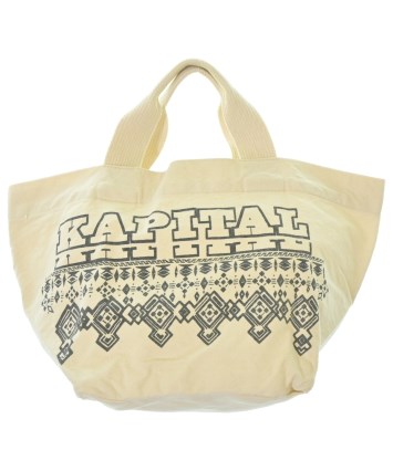 KAPITAL（キャピタル）トートバッグ 白 サイズ:- レディース