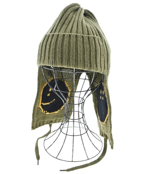 KAPITAL(キャピタル)ニットキャップ・ビーニー カーキ サイズ:F/2200640003302