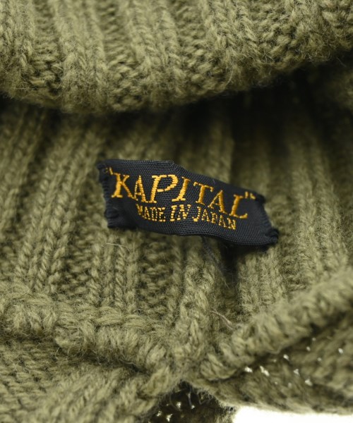 KAPITAL（キャピタル）ニットキャップ・ビーニー カーキ サイズ:F レディース/2200640003302