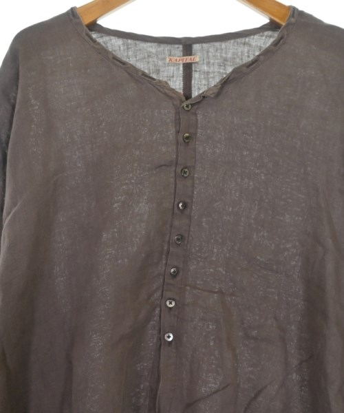 KAPITAL（キャピタル）カジュアルシャツ 茶 サイズ:0(XS位) レディース/2200635149039