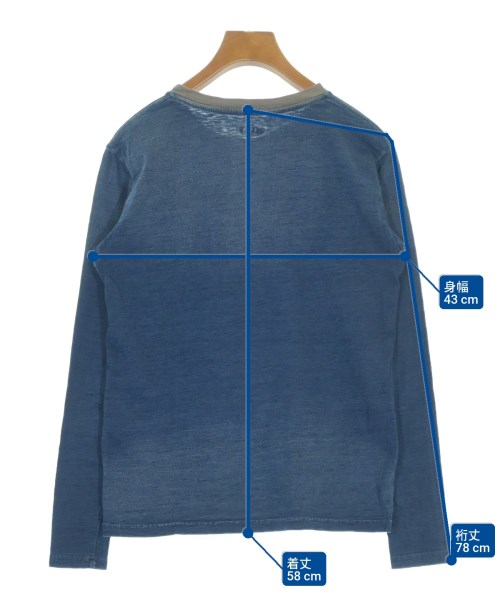 KAPITAL（キャピタル）Tシャツ・カットソー 青 サイズ:0(XS位) レディース/2200635149077