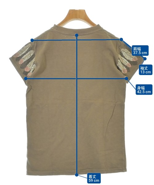 KAPITAL（キャピタル）Tシャツ・カットソー ベージュ サイズ:0(XS位) レディース/2200635149121