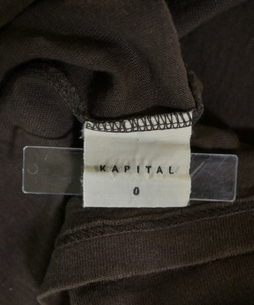 KAPITAL（キャピタル）Tシャツ・カットソー 茶 サイズ:0(XS位) レディース/2200635149145