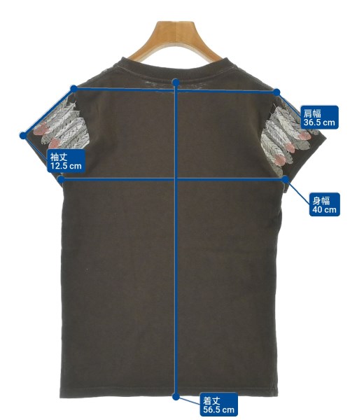 KAPITAL（キャピタル）Tシャツ・カットソー 茶 サイズ:0(XS位) レディース/2200635149145