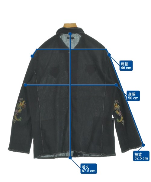 KAPITAL（キャピタル）カジュアルシャツ 黒 サイズ:0(XS位) レディース/2200635149251