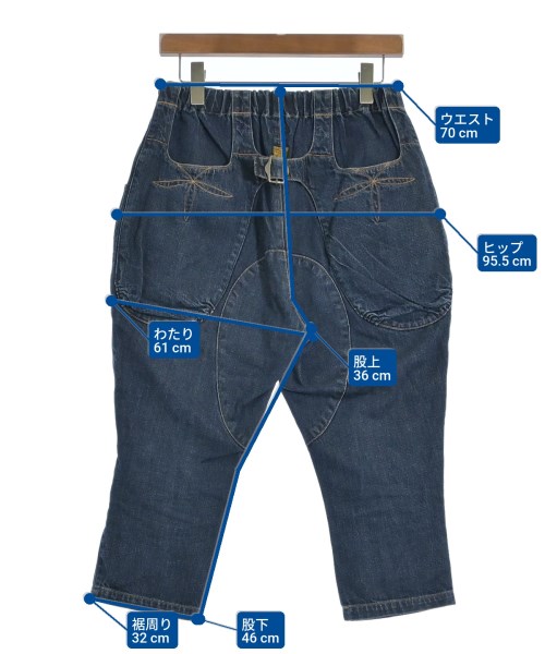 KAPITAL（キャピタル）デニムパンツ 紺 サイズ:0(XS位) レディース/2200635149473