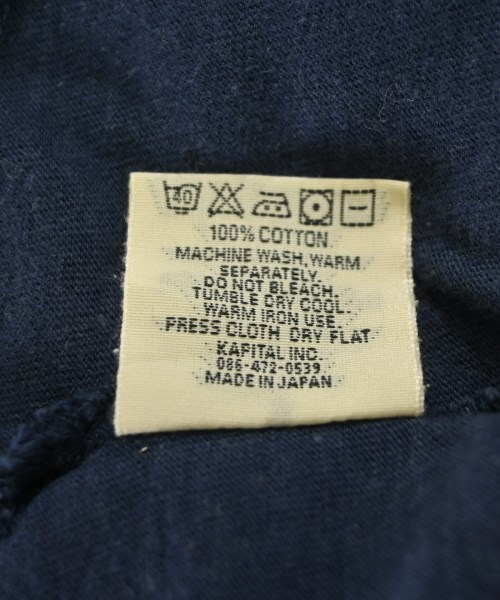 KAPITAL（キャピタル）Tシャツ・カットソー 紺 サイズ:1(S位) レディース/2200706115017