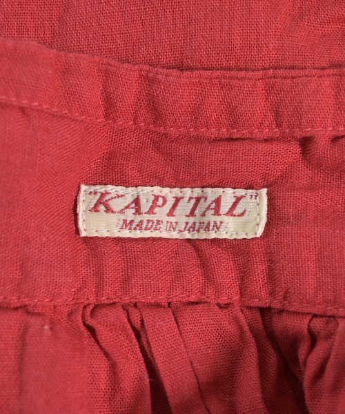 KAPITAL（キャピタル）ブラウス 赤 サイズ:1(S位) レディース/2200678604076