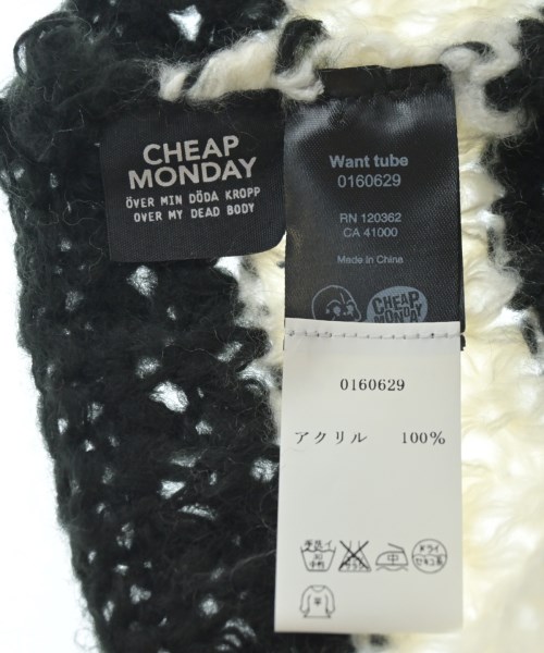 CHEAP MONDAY（チープマンデイ）マフラー 黒 サイズ:- レディース/2200690221374