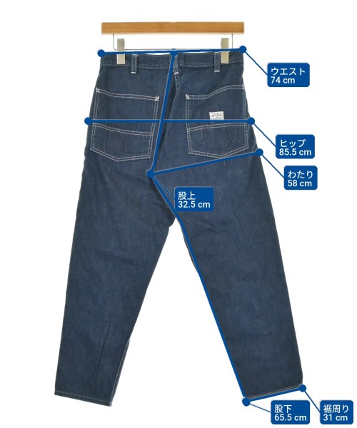 BLUE BLUE（ブルーブルー）デニムパンツ 紺 サイズ:1(S位) レディース/2200705972055