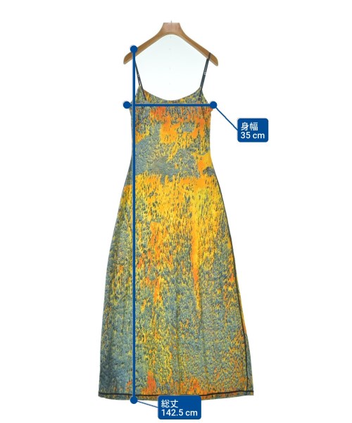 DIESEL（ディーゼル）ワンピース オレンジ サイズ:M レディース/2200634770098