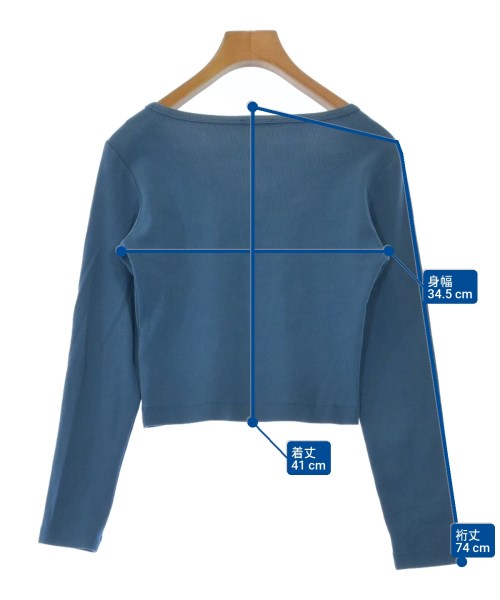 DIESEL（ディーゼル）Tシャツ・カットソー 青 サイズ:M レディース/2200634937026