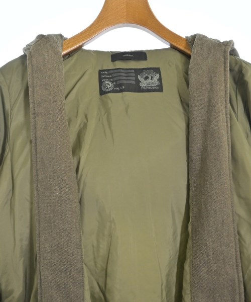 DIESEL（ディーゼル）モッズコート カーキ サイズ:XXS レディース/2200635474018