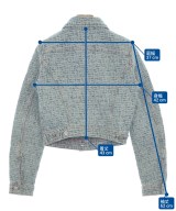 DIESEL（ディーゼル）デニムジャケット 青 サイズ:XS レディース/2200635789037