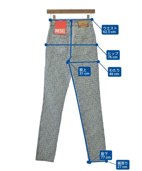 DIESEL（ディーゼル）デニムパンツ 青 サイズ:23(XS位) レディース/2200635789044
