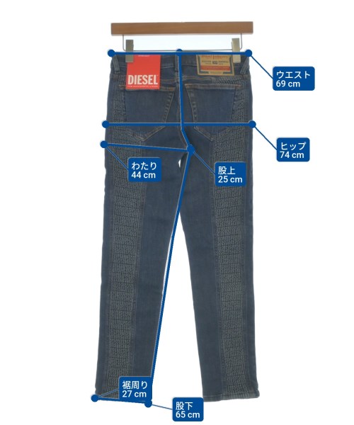 DIESEL（ディーゼル）デニムパンツ 紺 サイズ:23(XS位) レディース/2200635789051