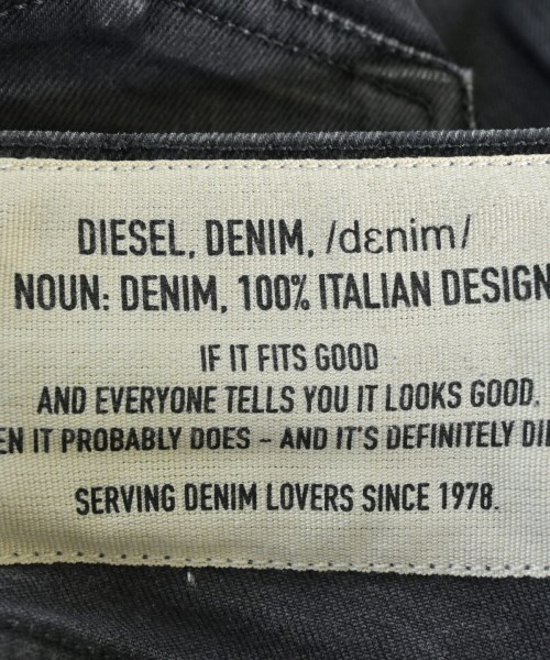 DIESEL（ディーゼル）デニムパンツ 黒 サイズ:28(L位) レディース/2200636303027