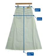 DIESEL（ディーゼル）ロング・マキシ丈スカート 青 サイズ:25(S位) レディース/2200636347052