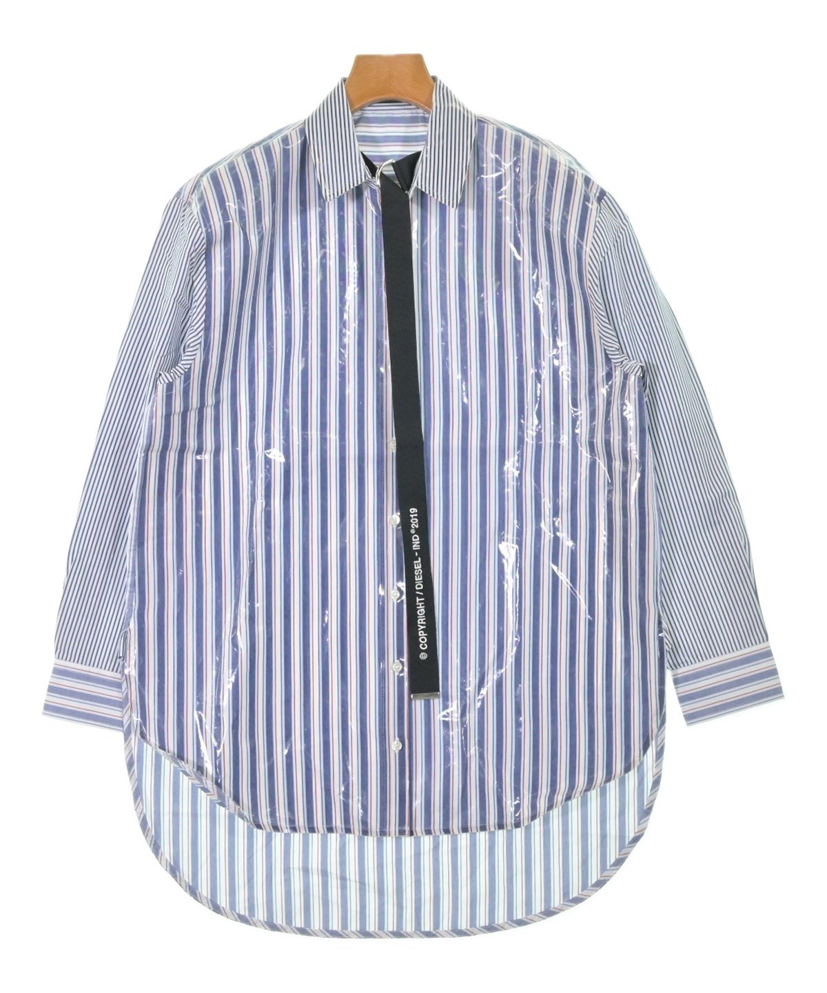 DIESEL（ディーゼル）カジュアルシャツ 紺 サイズ:XXS レディース