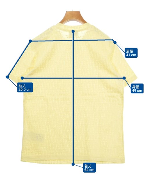 DIESEL（ディーゼル）Tシャツ・カットソー 黄 サイズ:L レディース/2200623795217