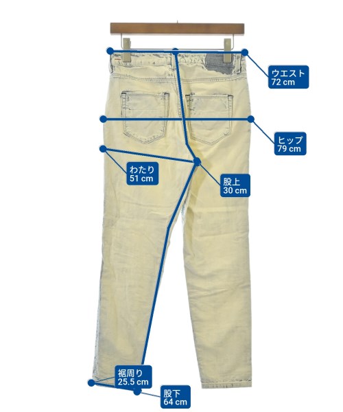 DIESEL（ディーゼル）デニムパンツ 白 サイズ:24(S位) レディース/2200639023205