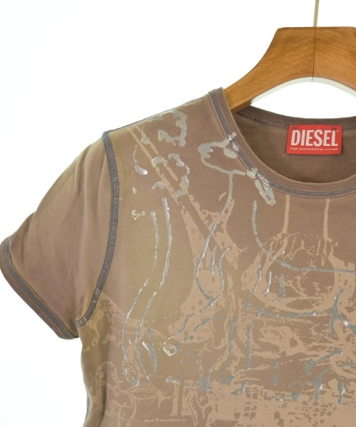 DIESEL（ディーゼル）Tシャツ・カットソー 茶 サイズ:M レディース/2200639711065