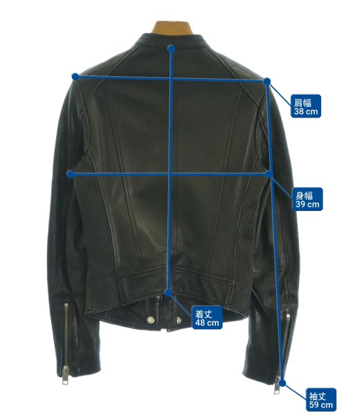 DIESEL（ディーゼル）ライダース 黒 サイズ:XS レディース/2200640112011