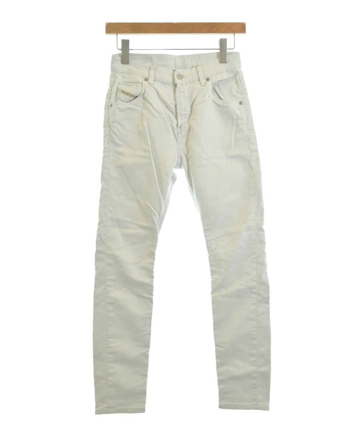 Diesel ホワイトデニムパンツ DIESEL ディーゼル メンズ デニム ホワイト ジップフライ ジーンズ