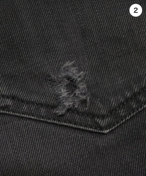 DIESEL（ディーゼル）デニムパンツ 黒 サイズ:26(M位) レディース/2200640765071