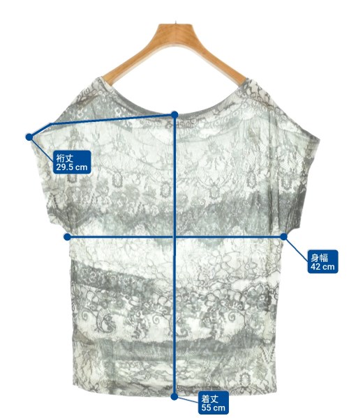 DIESEL（ディーゼル）Tシャツ・カットソー グレー サイズ:F レディース/2200641573033