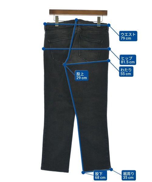 DIESEL（ディーゼル）デニムパンツ 黒 サイズ:29(L位) レディース/2200628537201