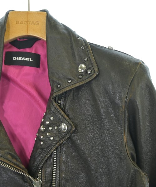 DIESEL（ディーゼル）ライダース 黒 サイズ:S レディース/2200642363015