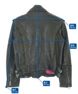 DIESEL（ディーゼル）ライダース 黒 サイズ:S レディース/2200642363015