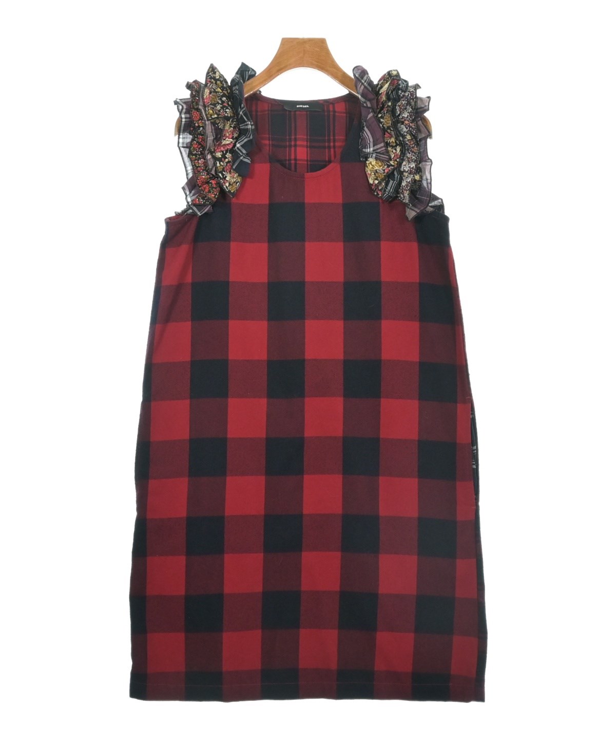 DIESEL（ディーゼル）ワンピース 赤 サイズ:XS レディース