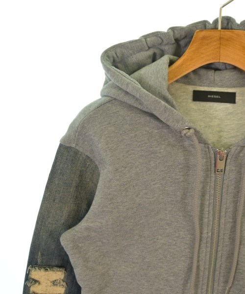 DIESEL（ディーゼル）パーカー グレー サイズ:XS レディース/2200643200043