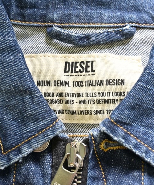DIESEL（ディーゼル）デニムジャケット 青 サイズ:XS レディース/2200642181077