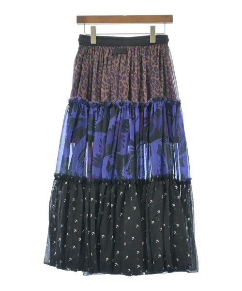 DIESEL（ディーゼル）ロング・マキシ丈スカート 青 サイズ:XS レディース/2200642181275