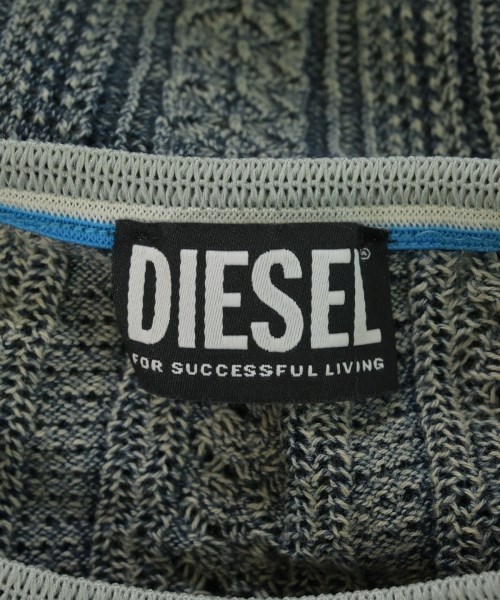 DIESEL（ディーゼル）ニット・セーター グレー サイズ:S レディース/2200642181909