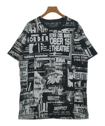 Diesel 00SH050DDAIE5896 関税送料込 DIESEL（ディーゼル）Tシャツ・カットソー 黒 サイズ:XL