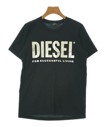 DIESEL Tシャツ 黒 T-ADJUST-SLITS-R17 Tシャツ｜ブラック｜メンズ｜DIESEL