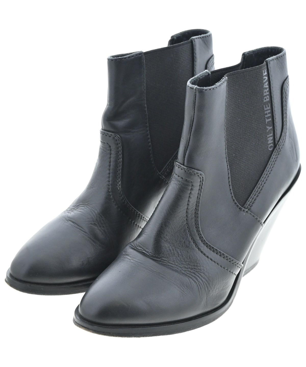 ディーゼル　黒ブーツ DIESEL（ディーゼル）ブーツ 黒 サイズ:-(23.5cm位) レディース