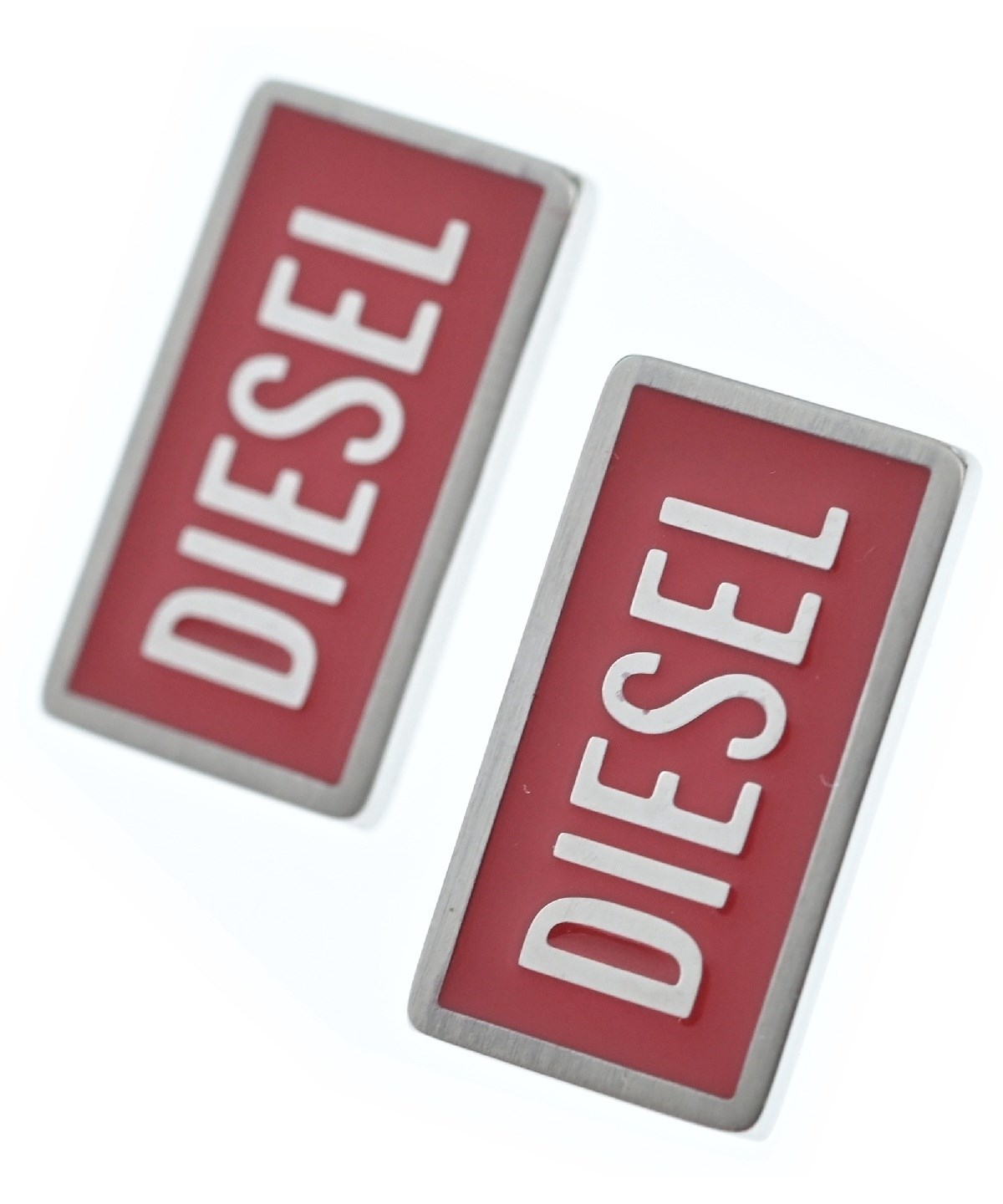 DIESEL（ディーゼル）ピアス 赤 サイズ:- レディース