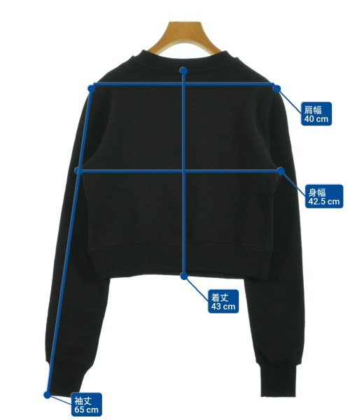 DIESEL（ディーゼル）スウェット 黒 サイズ:M レディース/2200622778051