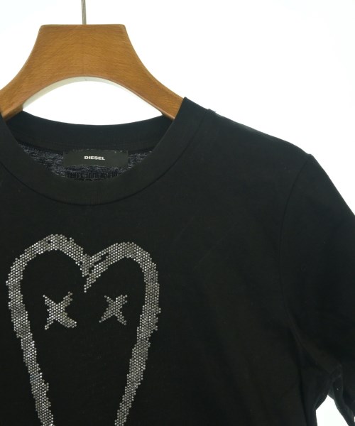 DIESEL（ディーゼル）Tシャツ・カットソー 黒 サイズ:XS レディース/2200623296073