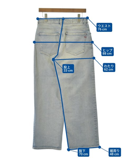 DIESEL（ディーゼル）デニムパンツ 青 サイズ:29(L位) レディース/2200624510093