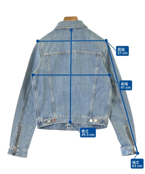 DIESEL（ディーゼル）デニムジャケット 青 サイズ:XS レディース/2200614725018